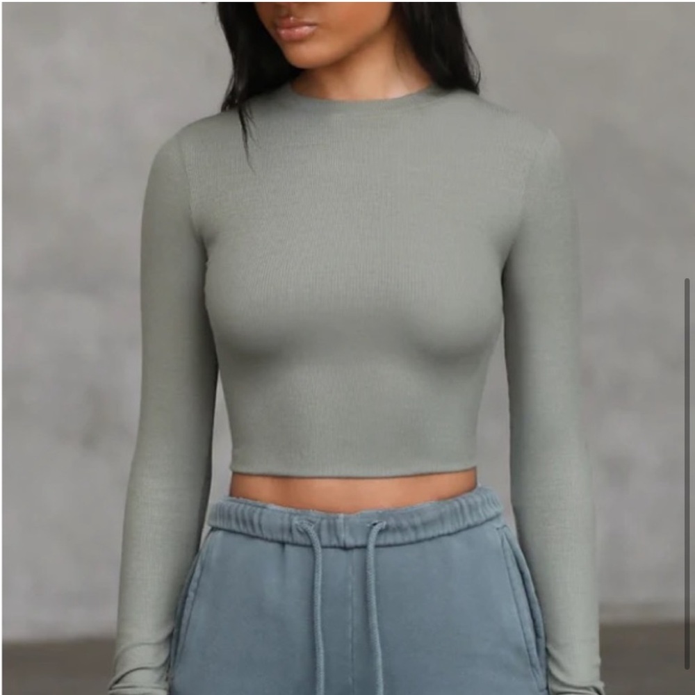 JOAH BROWN Cropped crew S - Picture 3 of 4